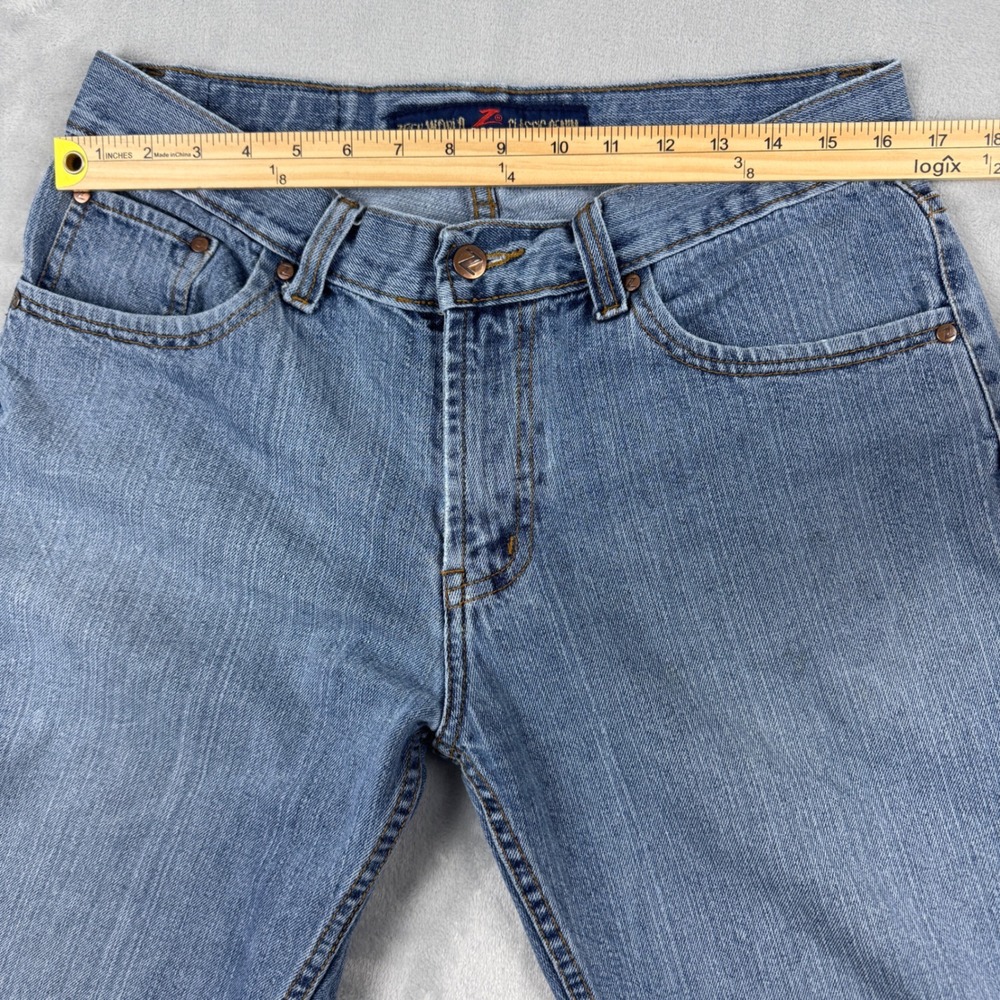 Vintage Y2K Zeep World Classic Denim Men's Blue Jeans Relaxed 100% Cotton 34x30 - Picture 5 of 13